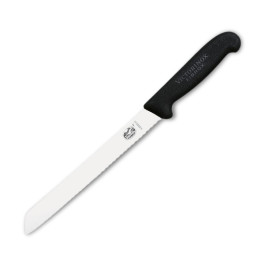 Couteau à Pain Lame Inox 21cm Noir - VICTORINOX