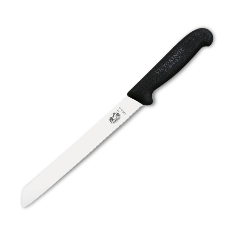 Couteau à Pain 21cm Noir - VICTORINOX