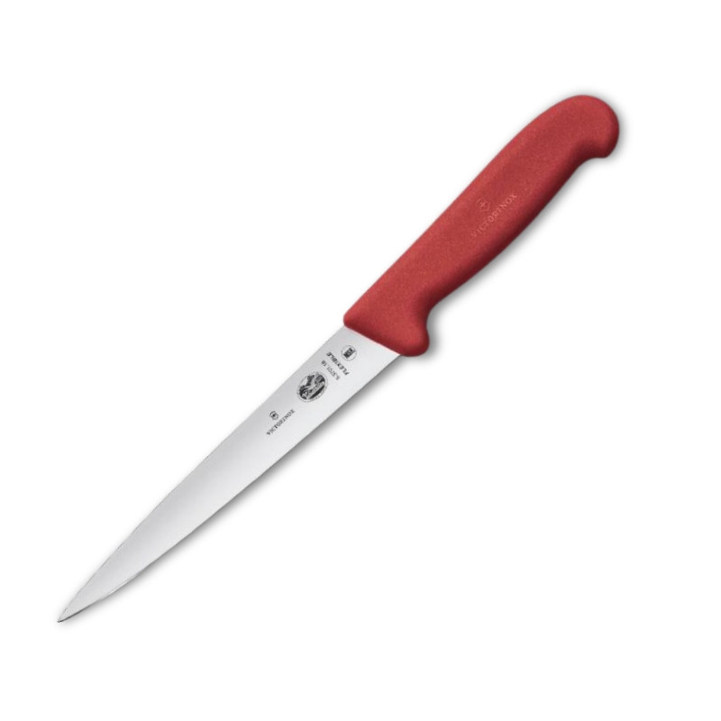 Couteau à Dénerver Flexible 20cm Rouge - VICTORINOX