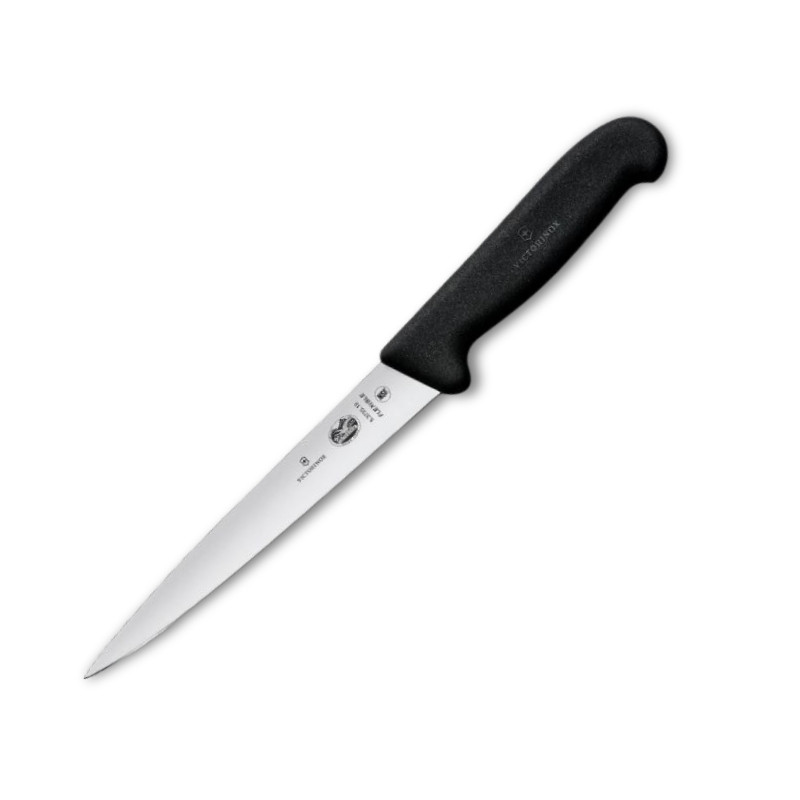 Couteau à Dénerver 20cm Flexible Noir - VICTORINOX