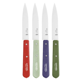 Coffret Couteaux de Cuisine 4 Office Lame Inox Manche Bois Coloris Paysage – OPINEL