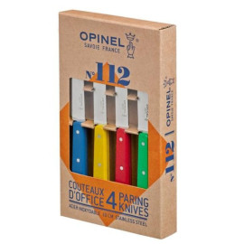 Coffret 4 Couteaux Office Manches Charme Lasuré Couleurs  – OPINEL