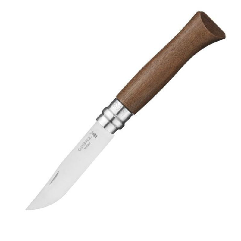 Couteau de Cuisine de Poche Lame Inox Manche noyer - OPINEL