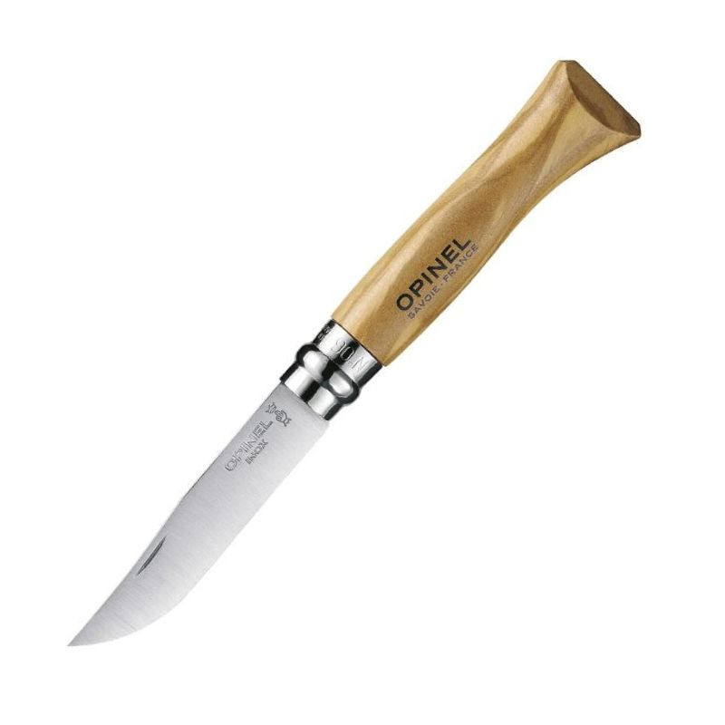 Couteau de poche - Usage quotidien - Gamme Bois Classiques - Lame inox - Manche olivier - OPINEL