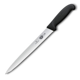 Couteau à Viande Lame 25 cm Manche Noir Fibrox - VICTORINOX