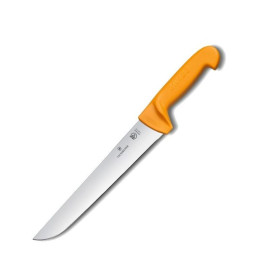 Couteau de Boucher Lame 26cm Inox Swibo Jaune - VICTORINOX