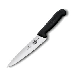 Couteau Éminceur Lame 28cm Manche Fibrox Noir - VICTORINOX