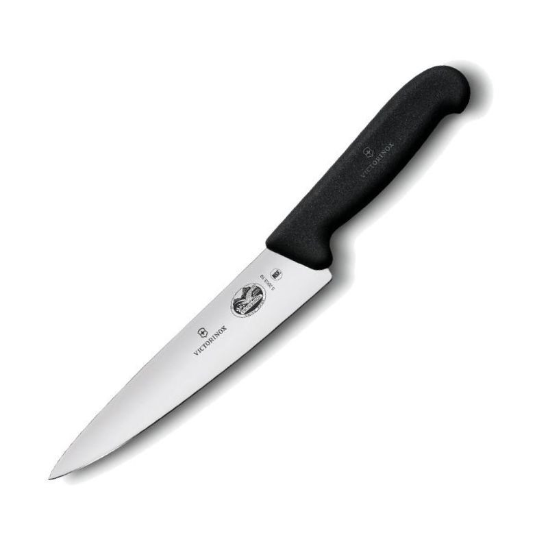 Couteau Éminceur Lame 28cm Manche Fibrox Noir - VICTORINOX