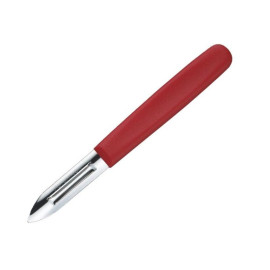 Éplucheur de Cuisine Deux Fentes Inox Manche Rouge Polyamide - VICTORINOX