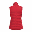 Bodywarmer Femme Matelassé Poches Multiples ROUGE - IDEAL BASIC BRAND