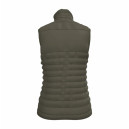 Bodywarmer Femme Matelassé Poches Multiples KAKI - IDEAL BASIC BRAND