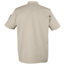 Veste de Cuisine Homme Manches Courtes Nero Beige – ROBUR