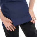 détail veste de cuisine femme