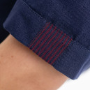 détailn veste de cuisine femme manches courtes