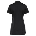 Blouse Esthéticienne Femme Manches Courtes NOIR - CLINIC DRESS