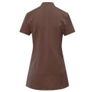 Blouse Esthéticienne Femme Manches Courtes MARRON - CLINIC DRESS