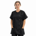 Blouse Médicale Femme Nicea Noir Made in France - MANELLI - 3