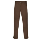 Pantalon de Cuisine Homme Ergonomique 5 poches Romarin Marron - LAFONT SERVICE