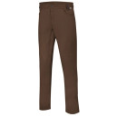 Pantalon de Cuisine Homme Ergonomique 5 poches Romarin Marron - LAFONT SERVICE