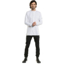 Veste de Cuisine Homme Manches Longues Fratello - CHAUD DEVANT - BLANC