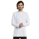 Veste de Cuisine Homme Manches Longues Fratello - CHAUD DEVANT - BLANC