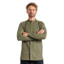 Veste de Cuisine Homme Manches Longues Fratello - CHAUD DEVANT - OLIVE