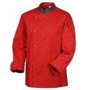 Veste de boucher rouge robur