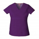 Tee-shirt femme aubergine