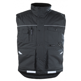 Gilet de Travail Unisexe Multipoches Noir - EUROPROTECTION