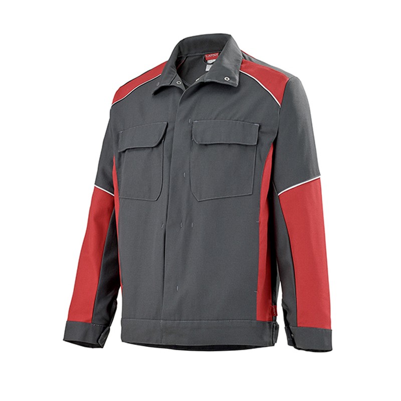 Blouson de travail CHARBON/ ROUGE 3TEE00CP