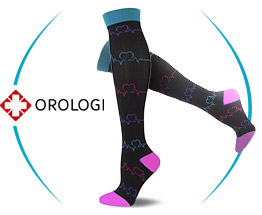 1 paire de chaussettes de compressions OROLOGI offerte pour tout achat de sabots médicaux avec le code SOCKS25. Cette offre est valable selon la disponibilité des stocks, ne tardez pas !