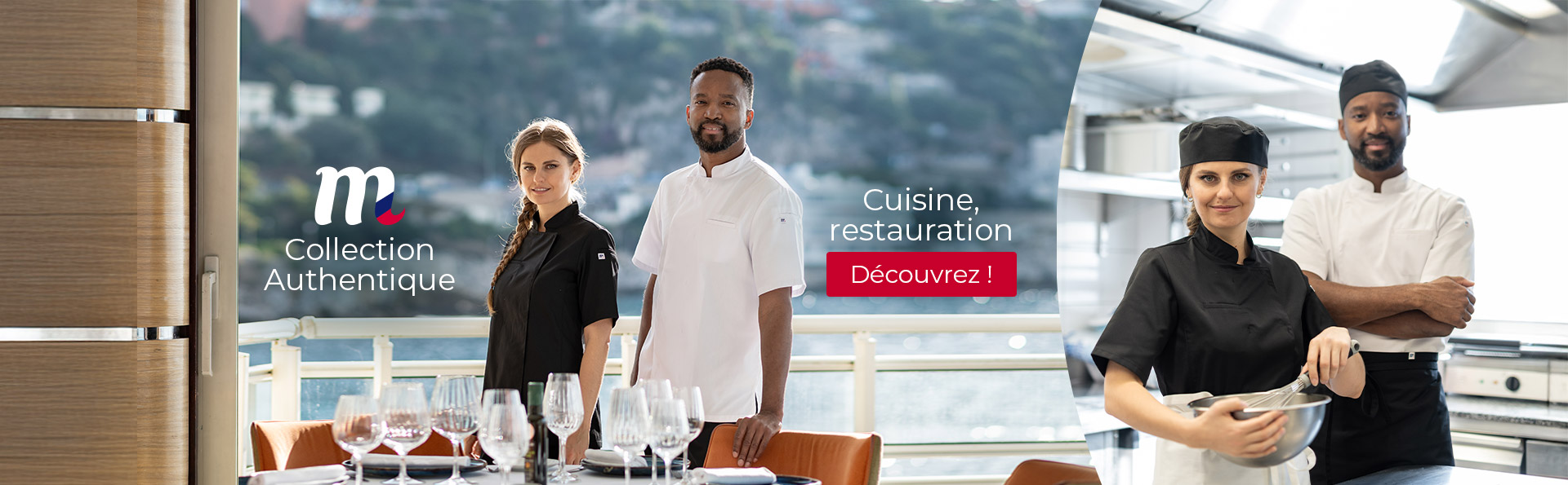 Vêtements de cuisine Collection Authentique : Le Made in France par Manelli ! Découvrez la collection !