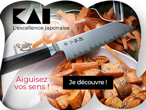 Aiguisez vos sens avec la marque KAI, l'excellence de la coutellerie japonaise !