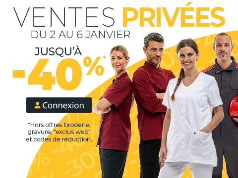 Ventes Privées Manelli : jusqu'à -40%* de remises, connectez-vous ! Du 2 au 6 janvier inclus. *Hors offres broderies, gravures et “exclus web“.