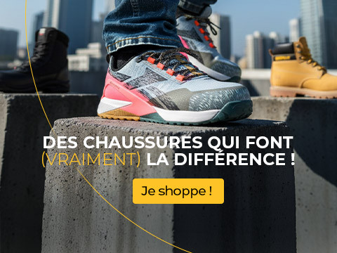 Et si vos chaussures de sécurité faisaient (vraiment) la différence ? Trouvez votre chaussure sur Manelli.fr