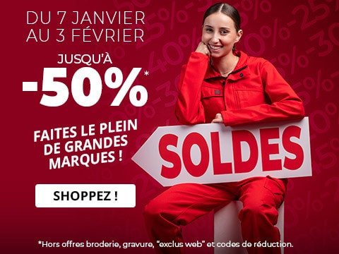 SOLDES d'hiver Manelli : faites le plein de grandes marques, jusqu'à -50%* de remises. Du 7 janvier au 3 février. *Hors offres broderies, gravures, “exclus web“ et codes de réduction.