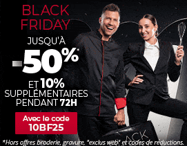 Black Friday Manelli : Jusqu'à -50%* et 10% supplémentaires pendant 72H - Code 10BF25 - *Hors offres broderie, gravure, "exclus web" et codes de réductions.