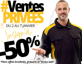 Les Ventes Privées Manelli commencent maintenant ! Jusqu'à -50%* de remises, faites le plein de grandes marques du 2 au 7 janvier. *Hors offres broderies/gravures et exclus web.