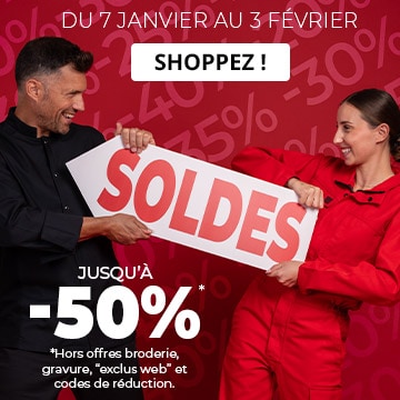 SOLDES d'hiver Manelli : faites le plein de grandes marques, jusqu'à -50%* de remises. Du 7 janvier au 3 février. *Hors offres broderies, gravures, “exclus web“ et codes de réduction.