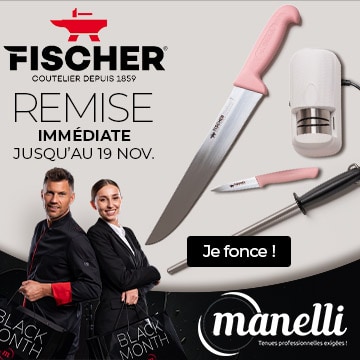 Black Month continue chez Manelli : remise immédiate sur la marque Fischer jusqu'au 19 novembre !