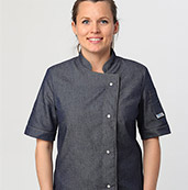 Veste Jean Manches Courtes Femme