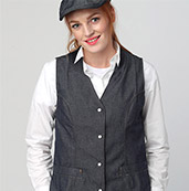 Gilet de Service Jean Femme
