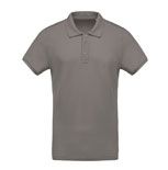 Polo Bio Homme Manches courtes Gris