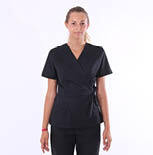 Blouse Esthéticienne Eco/Lyocell Cache-Coeur