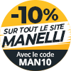 Profitez d'une réduction de -10% sur tout le site manelli.fr !